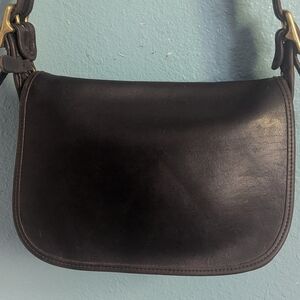 Coach Black Leather Bag